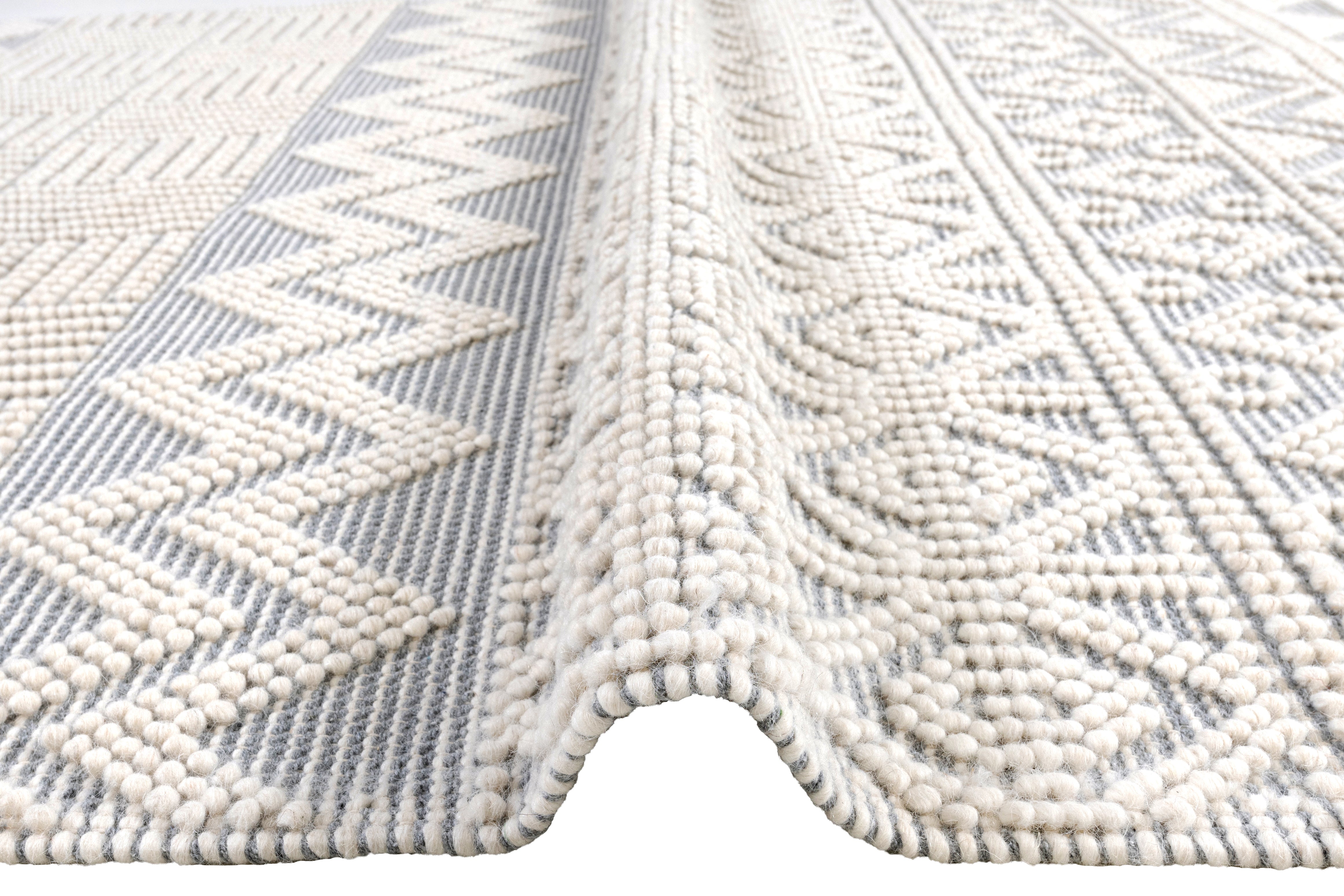 Concept Looms Anya ANYA01 Ivory Slate Rug